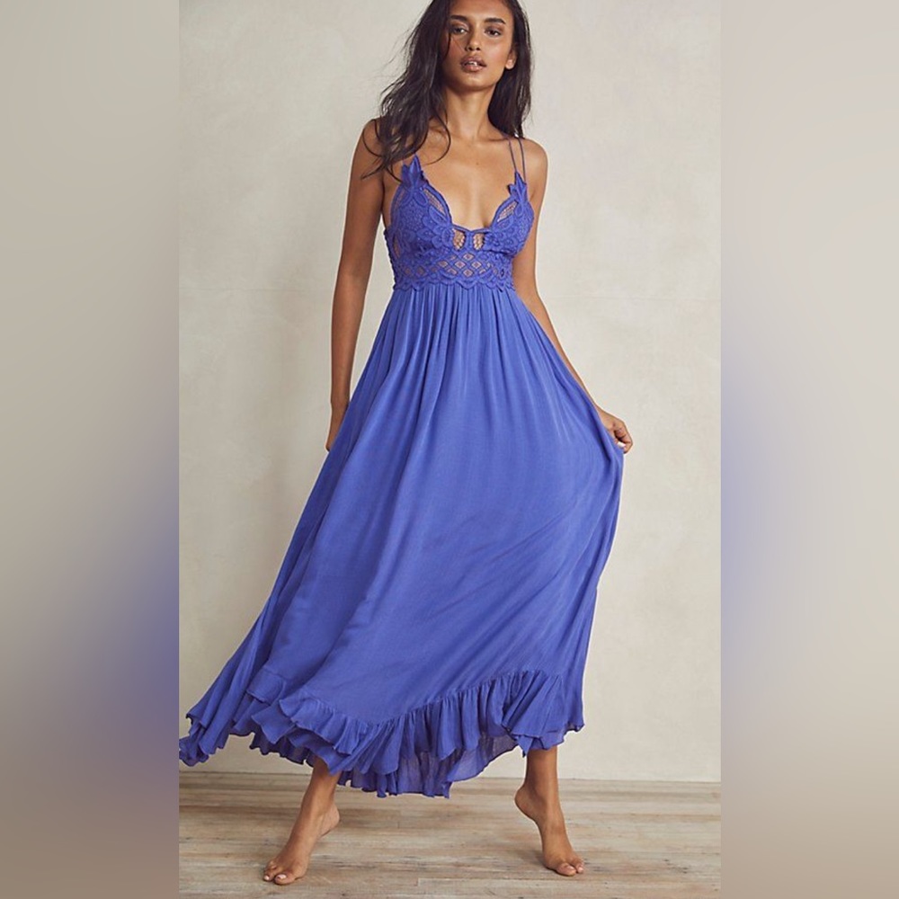 Free People Adella Maxi Slip Dress